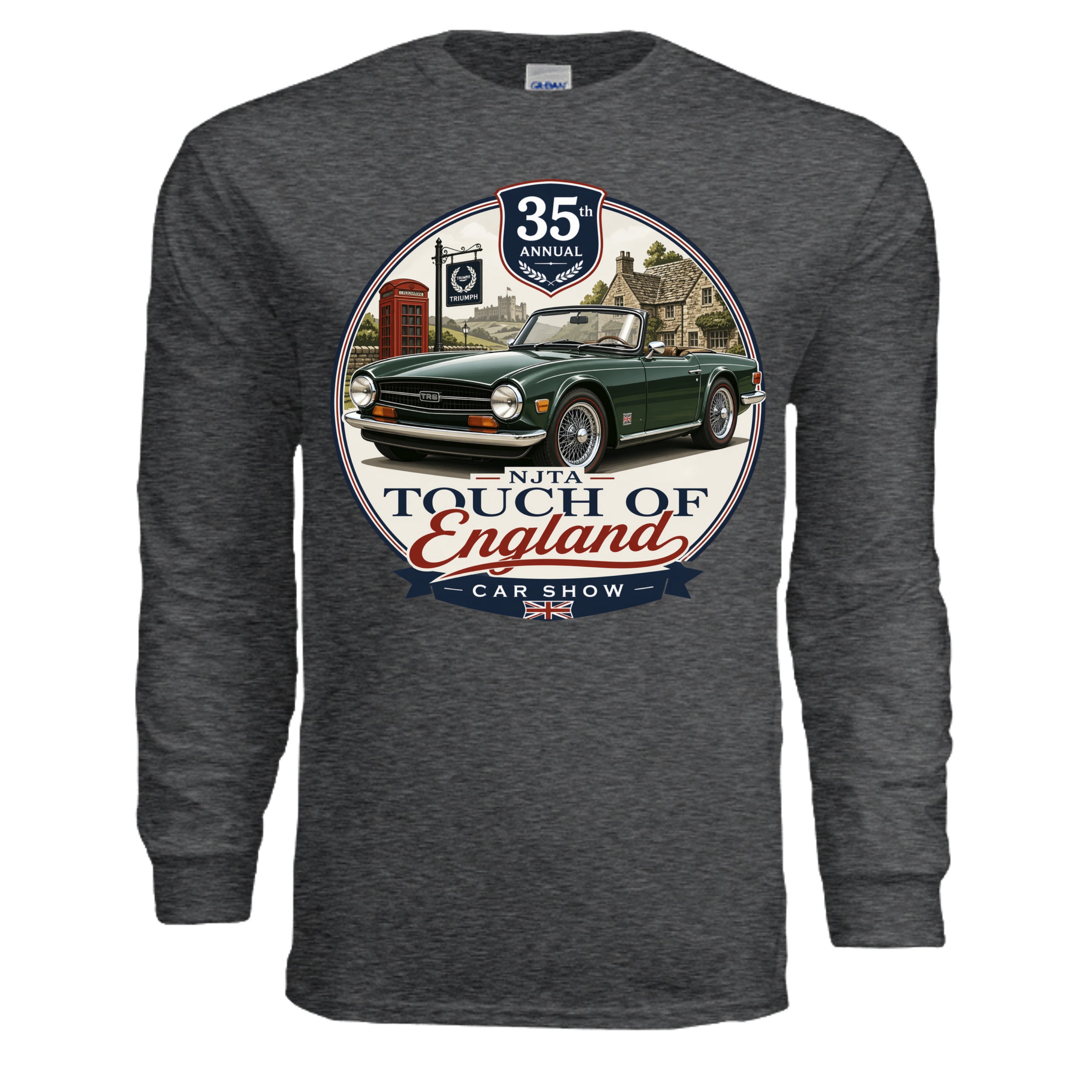 DARK HEATHER - G240 - FRONT